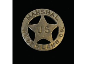 US Marshal Nederland Co. Badge