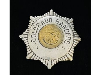 Vintage Colorado Rangers Badge