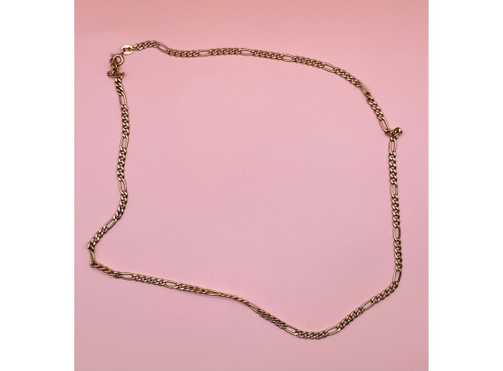 14Kt Gold Figaro Chain Necklace
