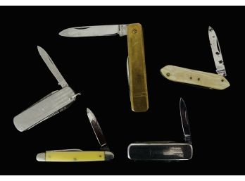 Grouping Of Pocket Knives