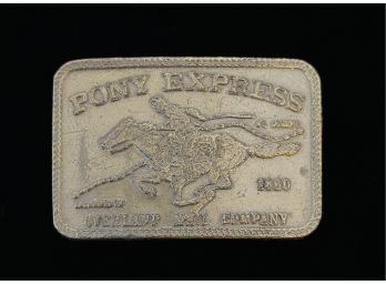 Vintage Pony Express Belt Buckle