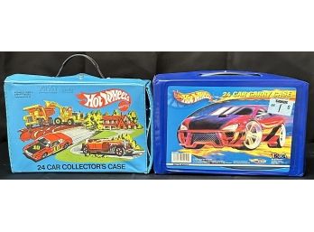 2 Hot Wheels Carrying Case (24 Cars In Each)