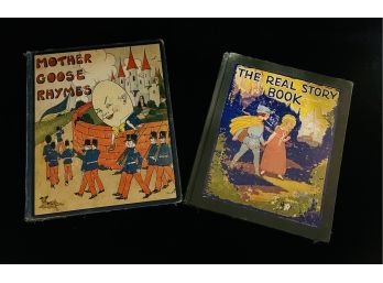 Vintage Mother Goose Rhymes & The Real Story Book