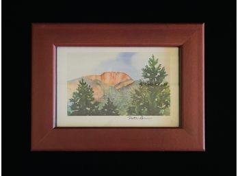 Framed Landscape Postcard