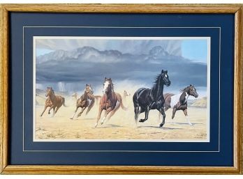 Framed Print By Bob Peters- Signed & Numbered 394/750 (NO GLASS)