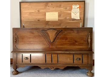 Gorgeous Colonial Red Cedar Chest Co. Chest