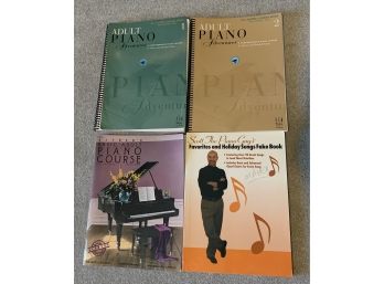4 Piano Books Including 'Adult Piano Adventures'