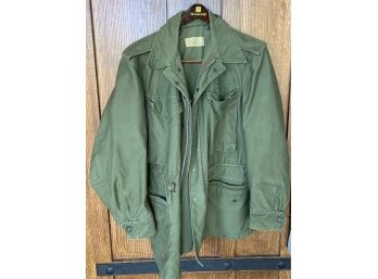 Green Men's Military Style Jacket
