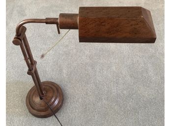 Copper Painted Adjustable Reading Lamp