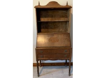 Antique Secretary Desk With Dovetail Drawers