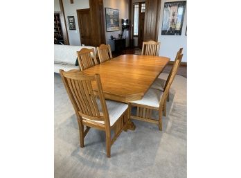 Richardson Brothers Co. Handcrafted Solid Wood Mission Style Dining Table