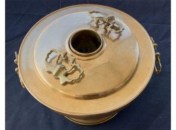 Brass Fondue Pot Made In Korea
