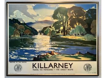 Giant GWR 'killarney' Poster In Black Frame