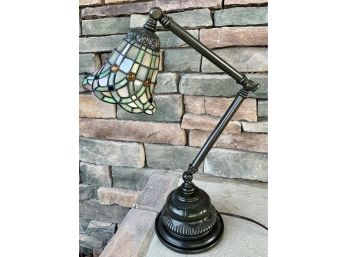 Tiffany Style Adjustable Reading Lamp