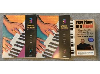 3 Piano Books Including 'Keyboard Encounters'