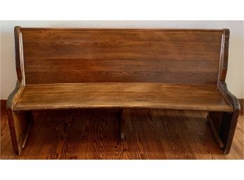Solid Wood Curved Church Pew