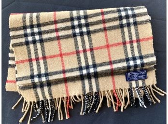 Burberry's Of London 100% Cashmere English Scarf