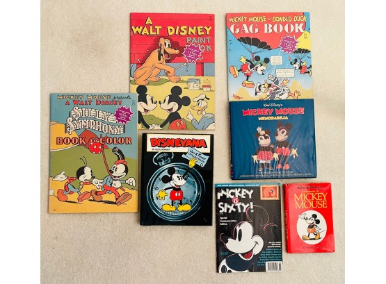 Assorted Disney Books Including Coloring Books