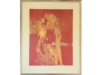 William Weege Signed & Numbered Art Print Titled 'Jeanie' From Birmingham Gallery Dated 1971