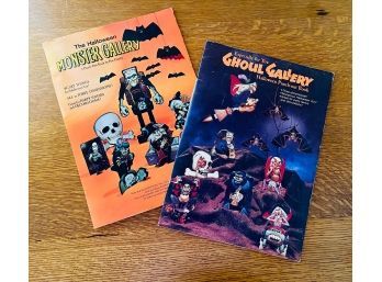 Pair Of Vintage Unused Halloween Punch Out Books