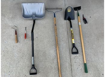 Lot Of 7 Misc. Yard Tools