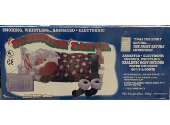 Telco Sleeping Santa In Original Box