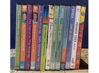 Lot Of 13 Yoga DVD's