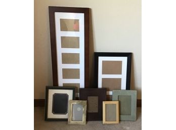 Collection Of 7 Assorted Picture Frames