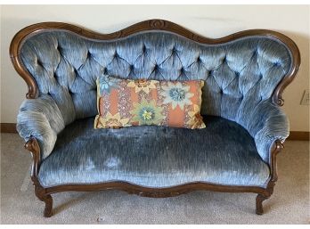 Antique Solid Wood Victorian Couch