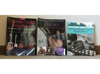 3 Musical Books (as Is)