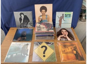 Collection Of 40 Vinyl Albums Including Billy Cobham, Karla Bonoff, Bob James, & More