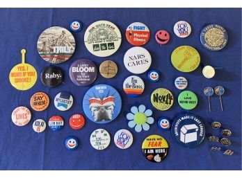 Lot Of 40 Vintage Pins