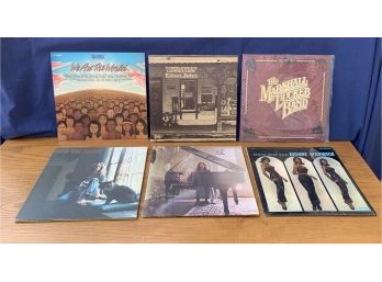 Collection Of 6 Vinyl Albums Including Carole King, Elton John, & More