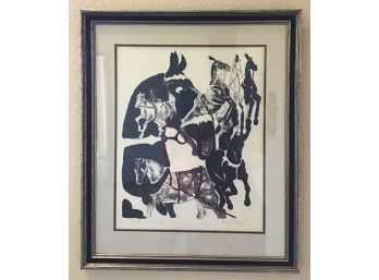 'The Performing Horse' Art In Frame