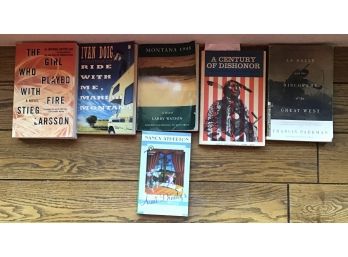 6 Miscellaneous Fiction Books Including A Century Of Dishonor