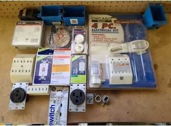 Large Misc Lot Of Outlet Accessories