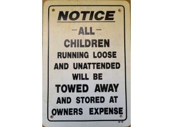 NOTICE All Children Sign