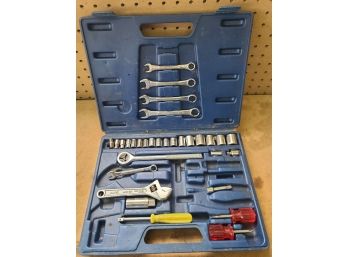 Misc Lot Of Tools Including Wrenches & More