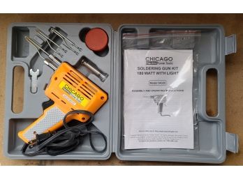 Chicago Electric Soldering Gun Kit 180 Watt With Light
