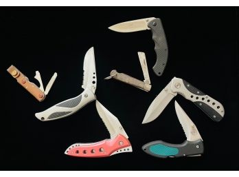 Grouping Of Folding Knives