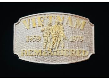 Vietnam Remembered Belt Buckle