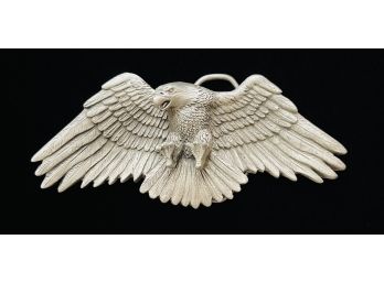 Solid Fine Pewter Great American Products Eagle Belt Buckle
