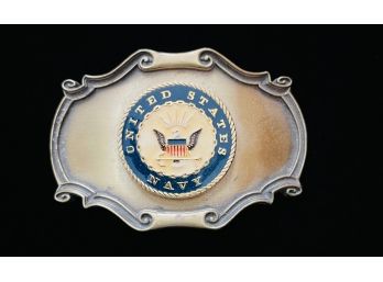 Vintage United States Navy Belt Buckle