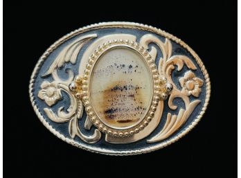 Ornate Antique Style Belt Buckle