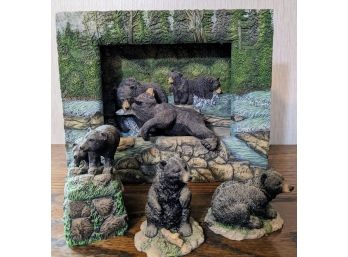 Lot Of Be 4- Family Of Bears- Decorations