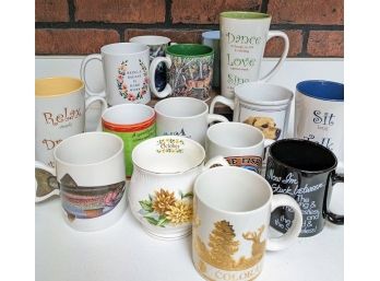 Lot Of 15 Assorted Mugs