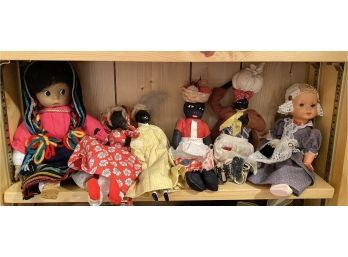 Lot Of 6 Assorted Dolls