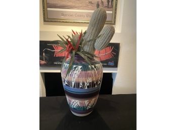Kanuho Signed Southwestern Vase