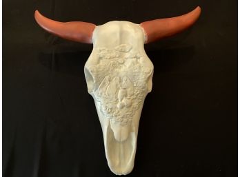 Plaster Bull Skull