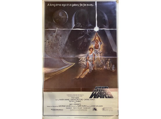 Original Star Wars 1977 Poster By Tom Jung
